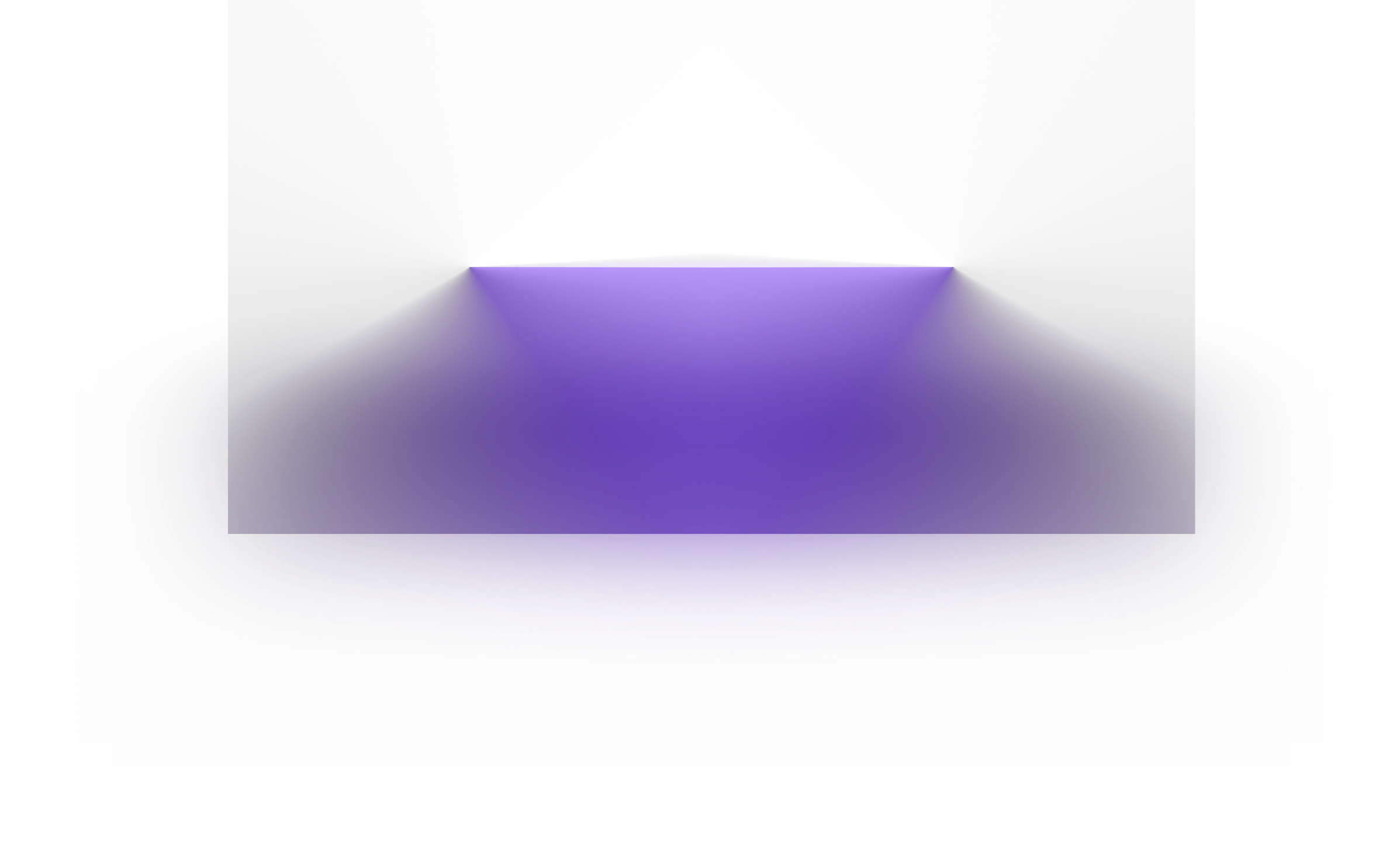 Purple horizontal light beam with a soft glow fading outward on a black background.